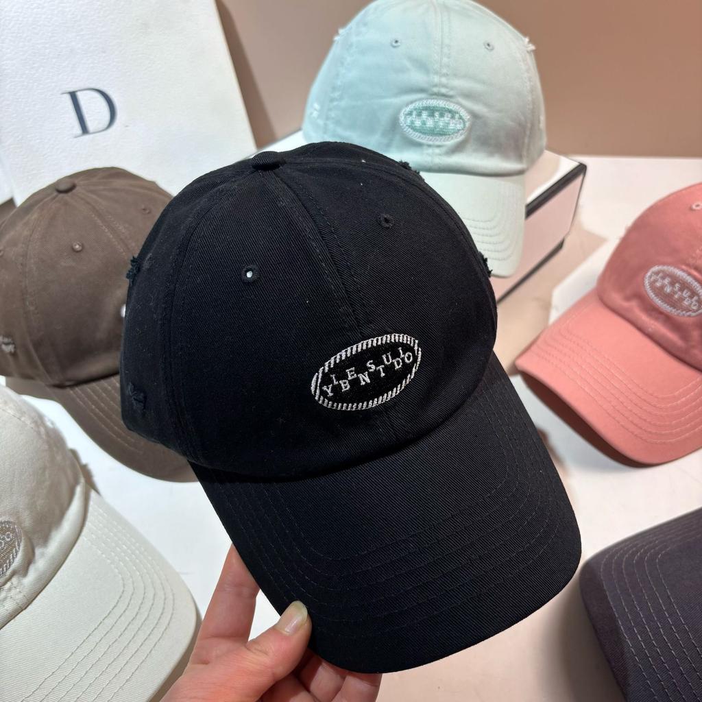 New Ripped Personalized Embroidery Baseball Cap Fashion Youth Travel Versatile Leisure Sports Shade Cap