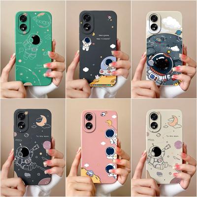 Fall für OPPO A2 A38 A58 A78 A79 Realme 11 Pro Plus Abdeckung Nette Pilot Flüssigkeit Silikon Stoßfest Screen Protector telefon Stoßstange Matte Für OPPO Shell