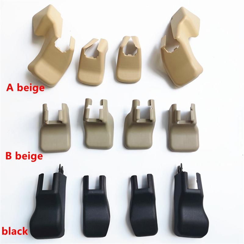 4Pcs/Set for 7-Seat Model Front Rear Seat Bracket Trim Cover Slide Screw Cap For Toyota land Cruiser Prado 150 2010-2020