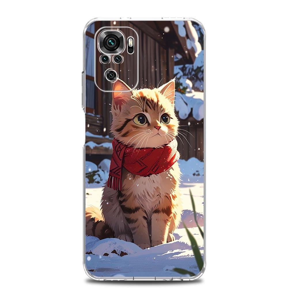 Phone Case For Xiaomi Redmi Note 15 14 13 12 4G 10 11 Pro Plus 5G 14C 13C 12C 10C Soft TPU Cover Daily Life of Cute Cats