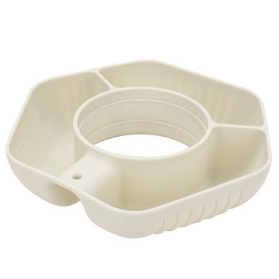 Snackschale, Silikon-Snacktablett, wiederverwendbarer Snackteller, Snackbehälter für Stanley 40oz Tumbler mit Griff