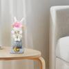 Cartoon Space Phone Holder Decor Night Light Bunny Statue Decorative Art Bracket Stand for