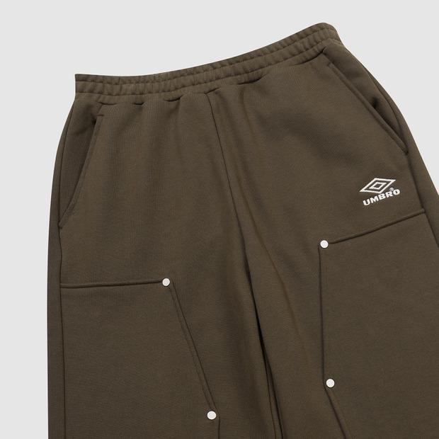 UMBRO Casual Knit Carpenter Pants Brown Uq323Cfp96