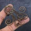 Octopus Handmade Copper Wire Wrap Jewelry Pendant 3.03" K6n03