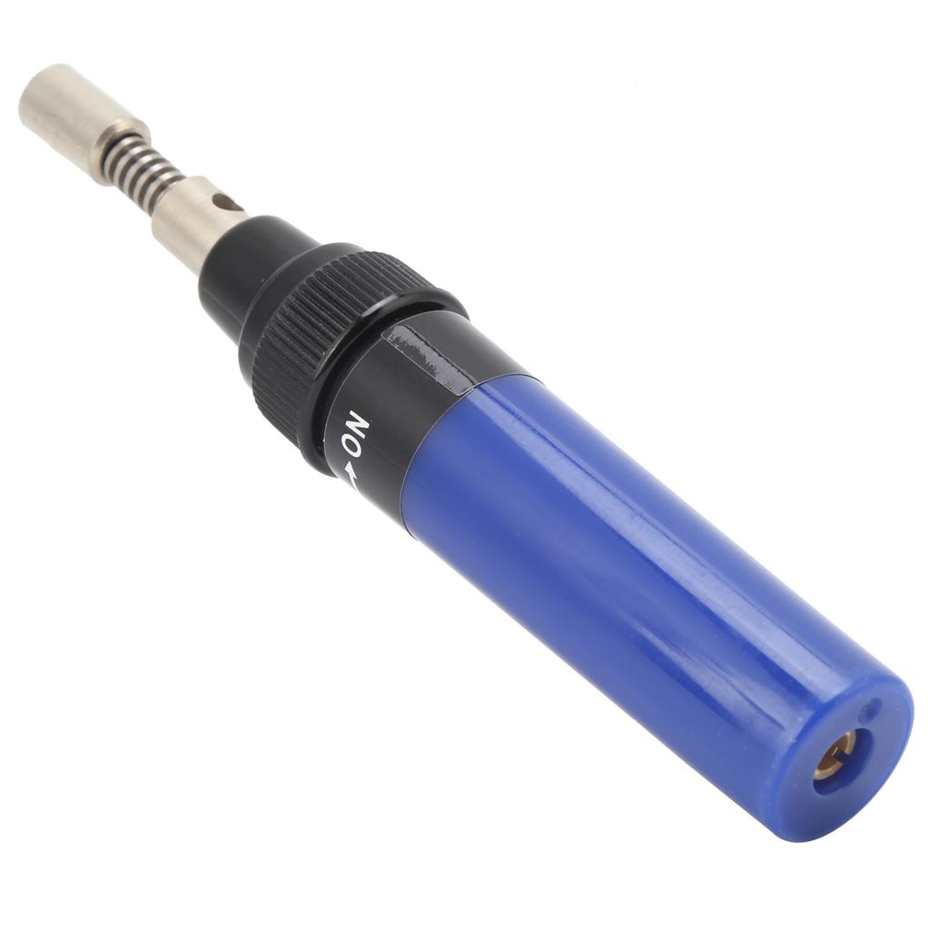 Gas Soldering Iron Pen Refillable Pure Butane Gas Solder Handheld Tool 8ML VA100Dark Blue