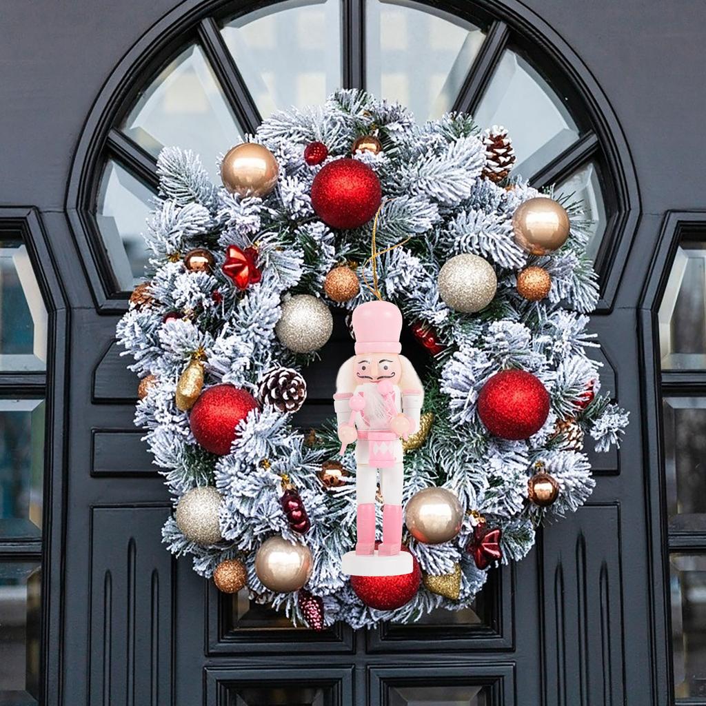 5 Stück Nussknacker Dekorationen Kinder Weihnachten Nussknacker Künstlich Außen für Feiertag