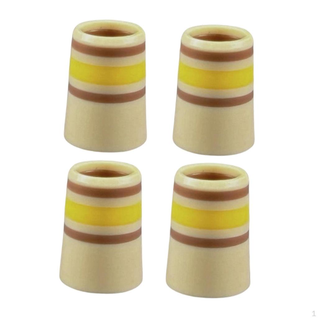 4x Golf Iron Ferrules ID:0.370" Practical Club Parts Replacement Covers End for Beginner Golfer