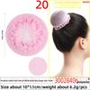 Children's Flower-style Colorful Hair Net Art Examination Dancing Net Bag Children's Hair Bun and Head Flower