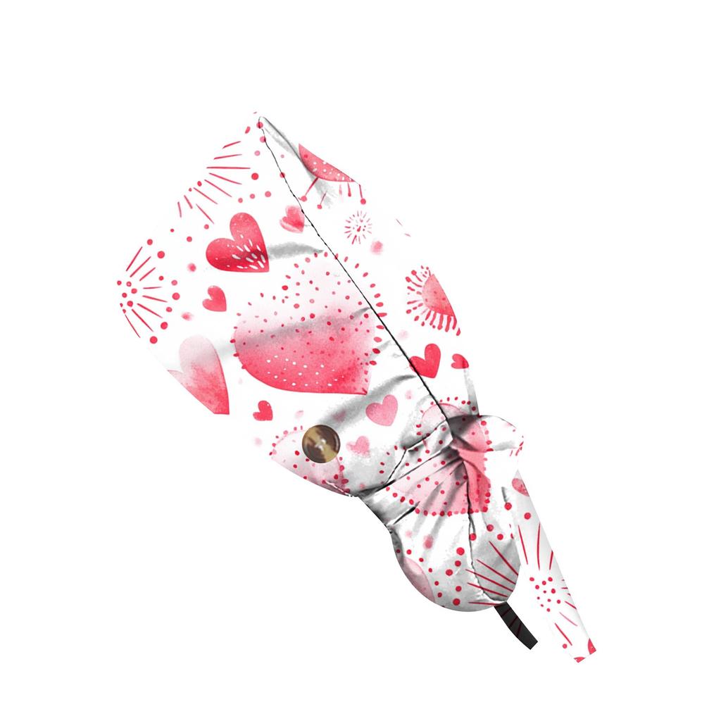 Modische Arbeitsmütze mit Valentinstags-Print, lässige Damen-Pferdeschwanzmütze, Waschmütze, Baotou-Kappe