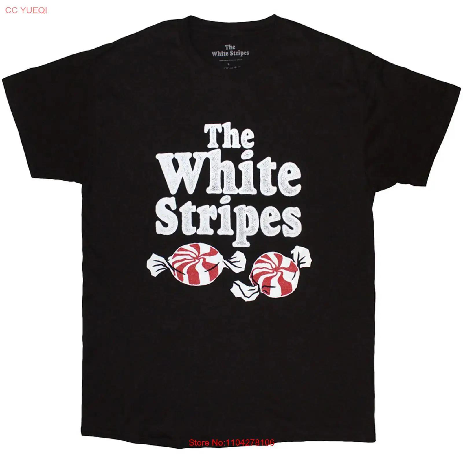 

The White Stripes Peppermints Official T Shirt Mens vintage Washed Casual Stylish Soft Slightly Breathable homme Comfortable S разноцветный