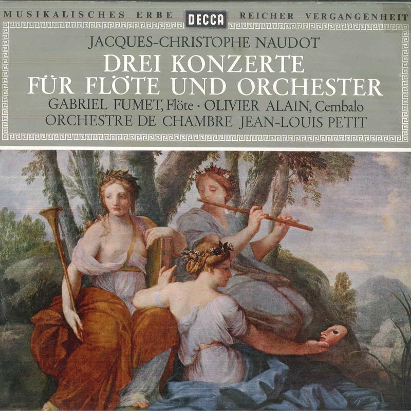 

LP Record GABRIEL FUMET OLIVIER ALAIN ORCHE Naudot Drei Konzerte Fur Flote Und SMD1509 DECCA 196 Germany Classical Used