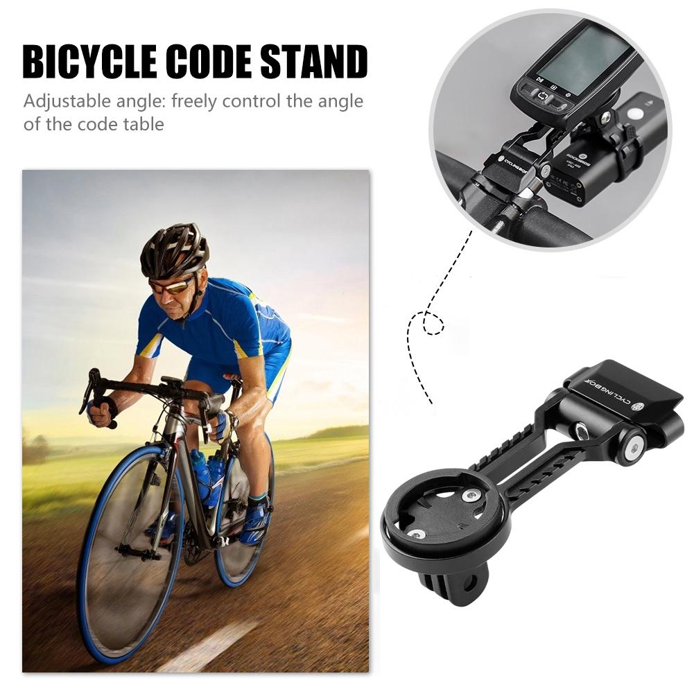 Bicycle Computer Stand Bike GPS Stopwatch Bracket Adjustable Extension Lamp Holder MTB Bracket For Garmin Bryton Cycling Tools