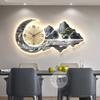 Light Designer Wall Clock Yellow European Light Luxury Fashion Design Wall Clock Hands Silent Classic Reloj De Pared Home Decor