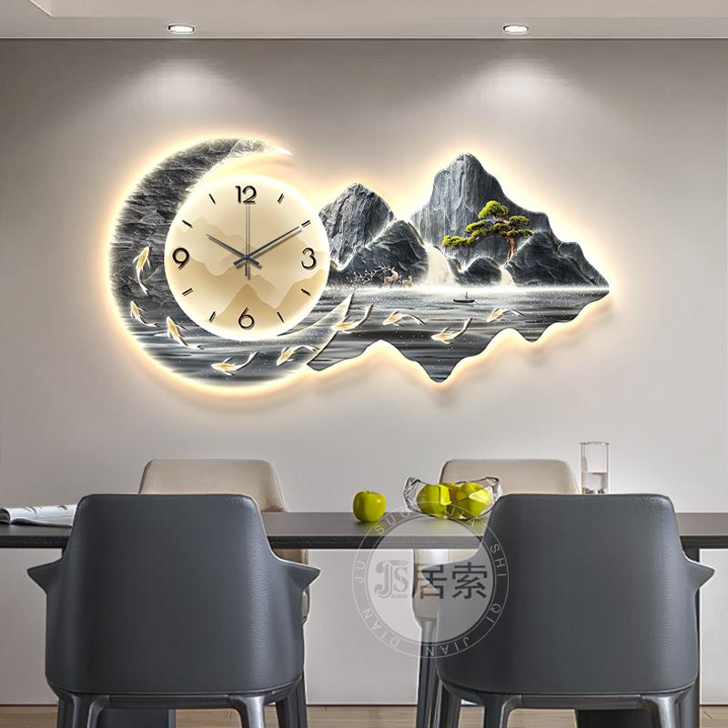 Light Designer Wall Clock Yellow European Light Luxury Fashion Design Wall Clock Hands Silent Classic Reloj De Pared Home Decor