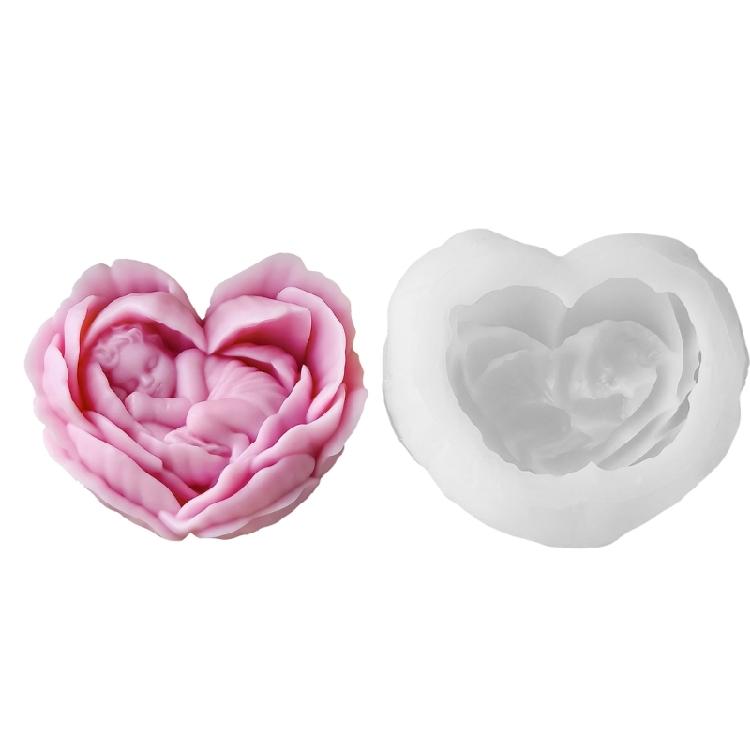 

Silicone Mold Epoxy Resin Molds Handmade Moulds Flower Shape Candle Making Moulds Silicone Ornament Molds for Candle 1