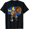 Swedish Viking Soccer Dabbing T-Shirt T-Shirt