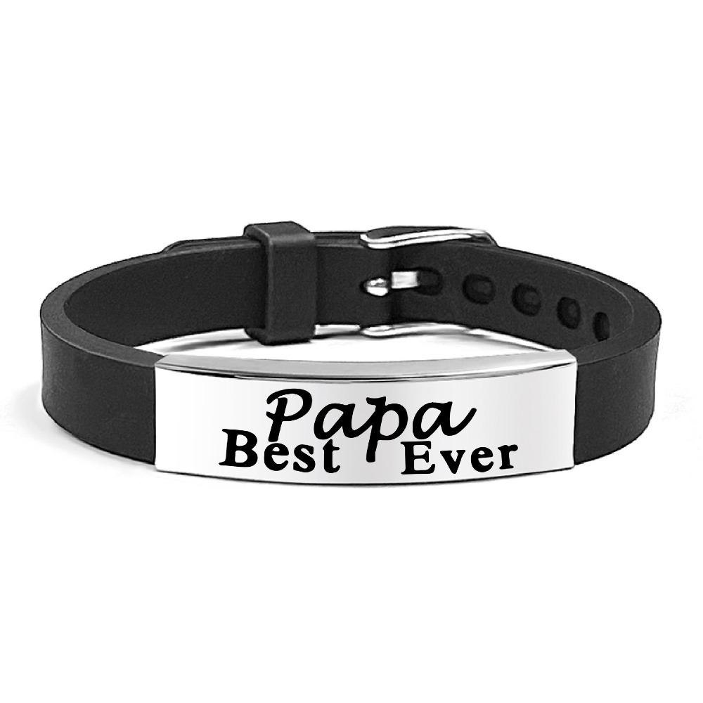 Stainless Steel Family Bracelets Father's Day Gifts Bracelet for Father Father Gifts