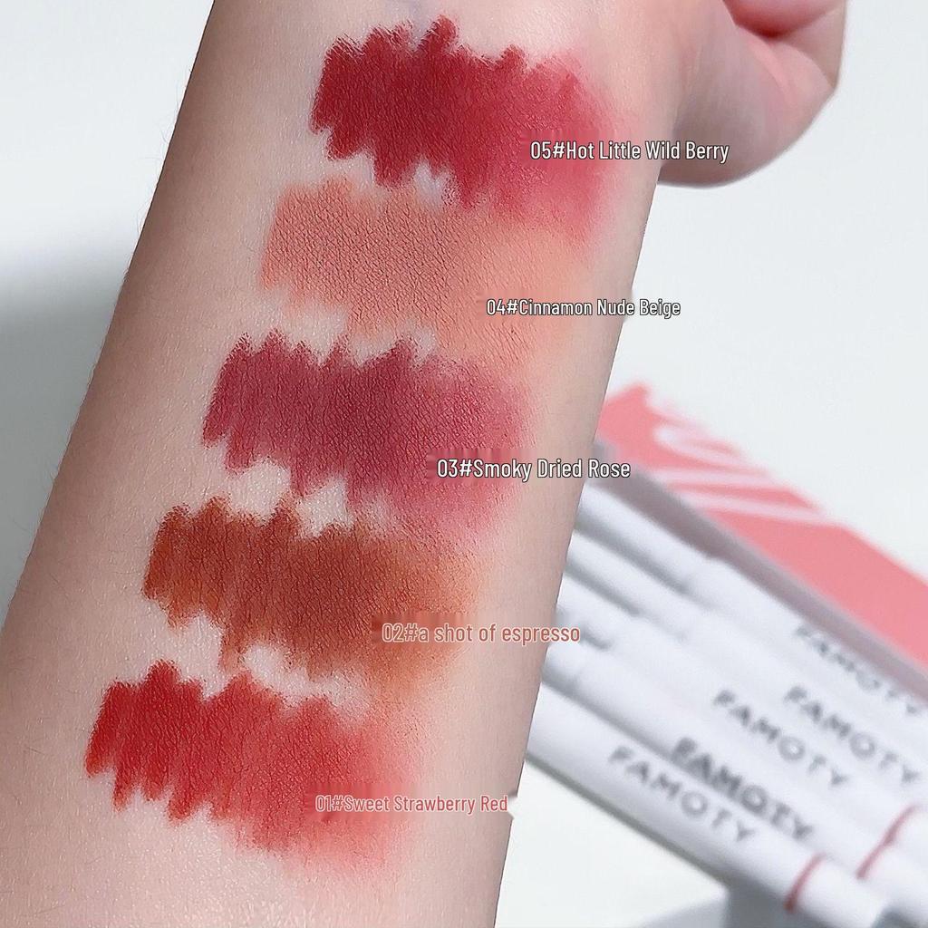 Moisturizing Color-Changing Matte Lipstick Pen with Long-Lasting Velvet Finish
