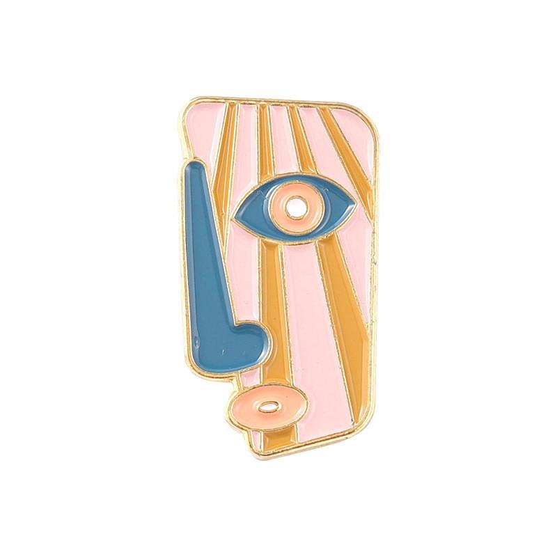 Brooches Artistic Geometric In Alloy Material For Trendsetting Accessories Fashion