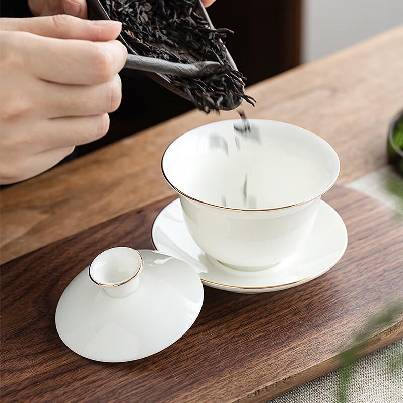 Dehua White Porcelain Kung Fu Tea Gaiwan