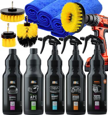 Adbl Set 5 X 1L For Car Cleaning Care Car Cosmetics