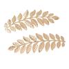 12 Pieces Branches Charms Pendants Wedding Home Decor Rose Gold