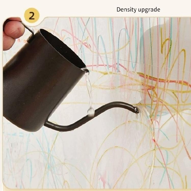 Thin Static Wall Protective Film Multipurpose Clear Static Cling Water Resistant Wall Sticker for Kitchen and Office