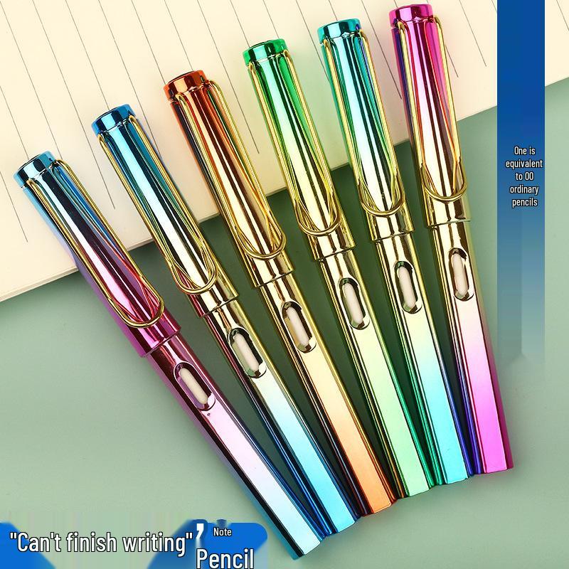 Eternal Pencil: No-Sharpen, Erasable, Break-Resistant Lead, Inkless, Ideal for Sketching & Correcting Writing Posture (Student Set)