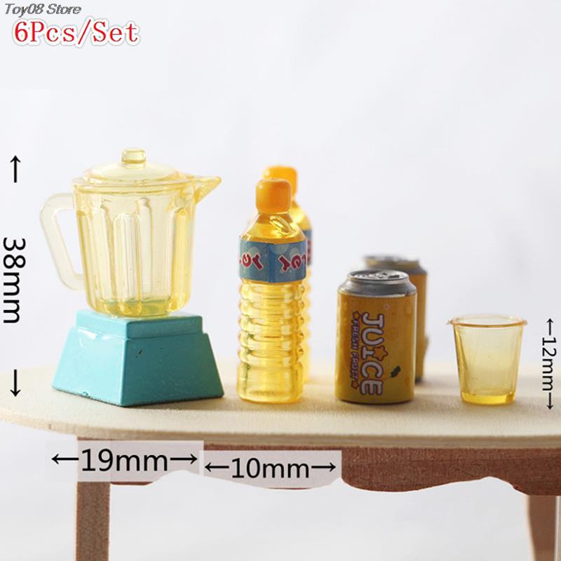 10 Styles Mini Electric Juicer Resin Model Toy Dollhouse Kitchen Furniture Miniature Decor Accessories For Dolls Accessories