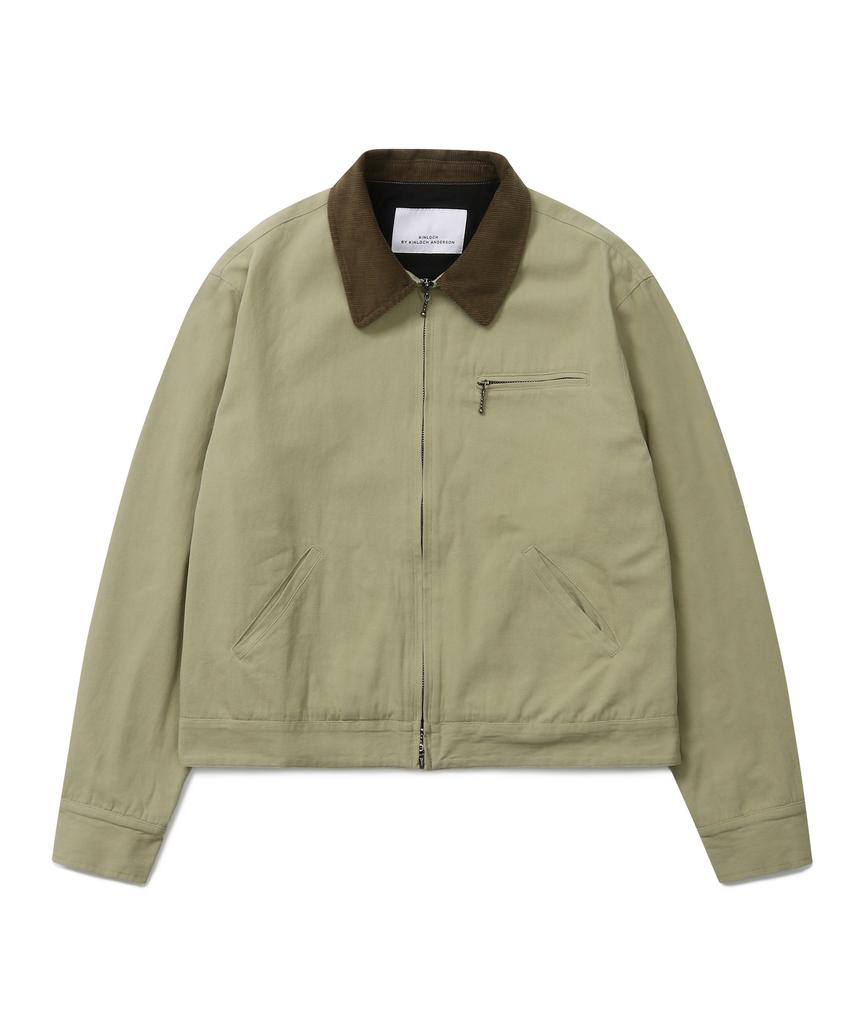 Connect Kinloch Vintage Washed Cotton Work Jacket (Beige)