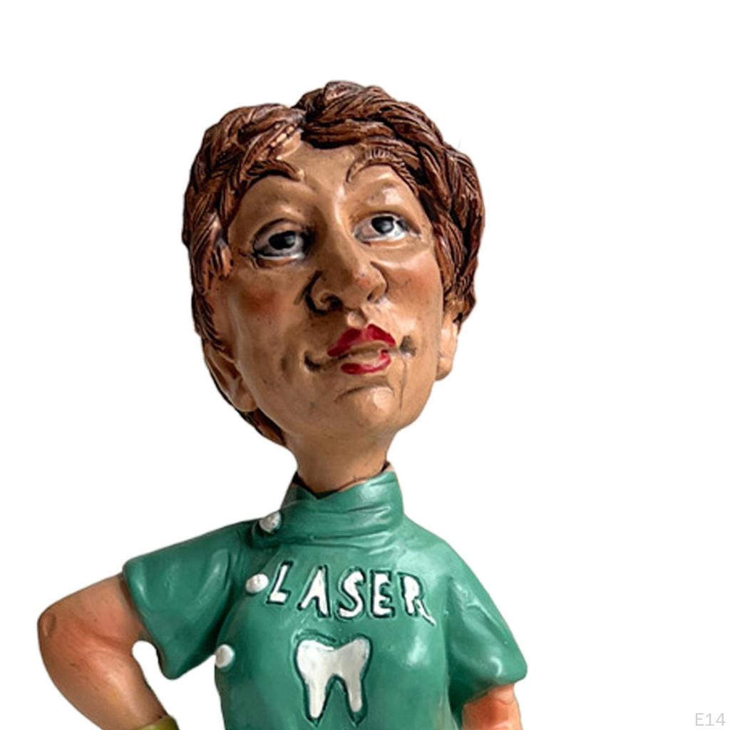 Lidská řemesla Ornament Pryskyřice Socha Dárek k narozeninám Moderní sběratelská figurka domácího dělníka