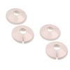 2 Pcs X 2 White Rosette (Plastic Collar For Covering Radiator Pipes) 28 Mm
