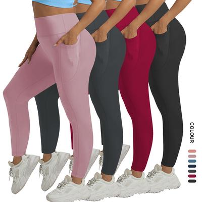 Plus-size Yoga Pants for Women Fitness-friendly High-waisted Waist-cinching Butt-lifting High-stretch Sports Leggings Plus-size Yoga Pants