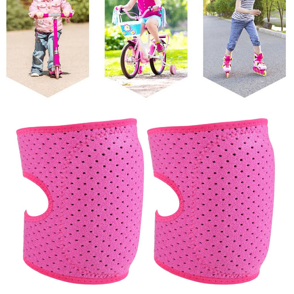 1 Pair Breathable Knee Pads Skid Resistant Sports Knee Pads Elbow Leg Protectors for Kids