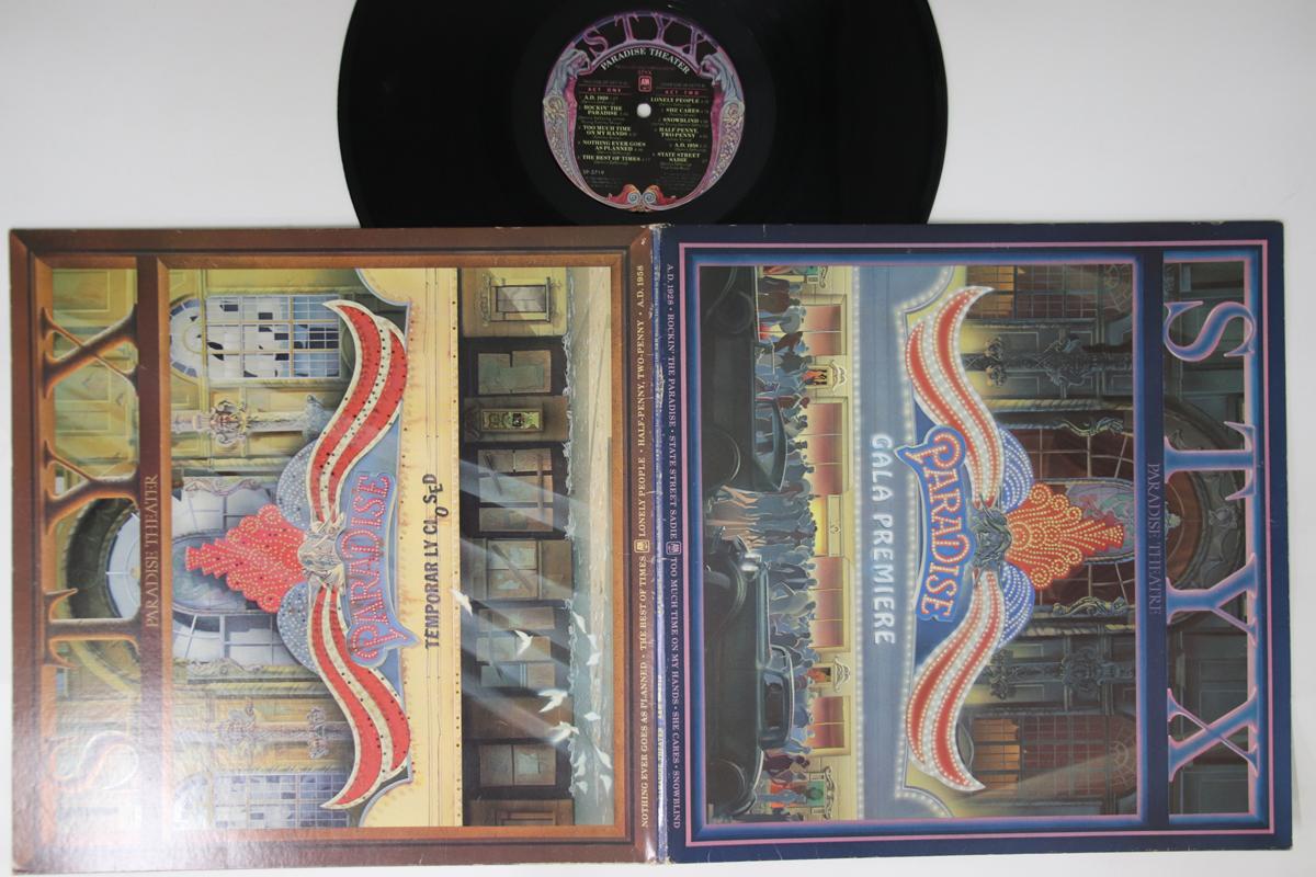 

LP Record STYX - Paradise Theatre (- Laser Etched Di SP3719 A&M 1981 US Rock Used