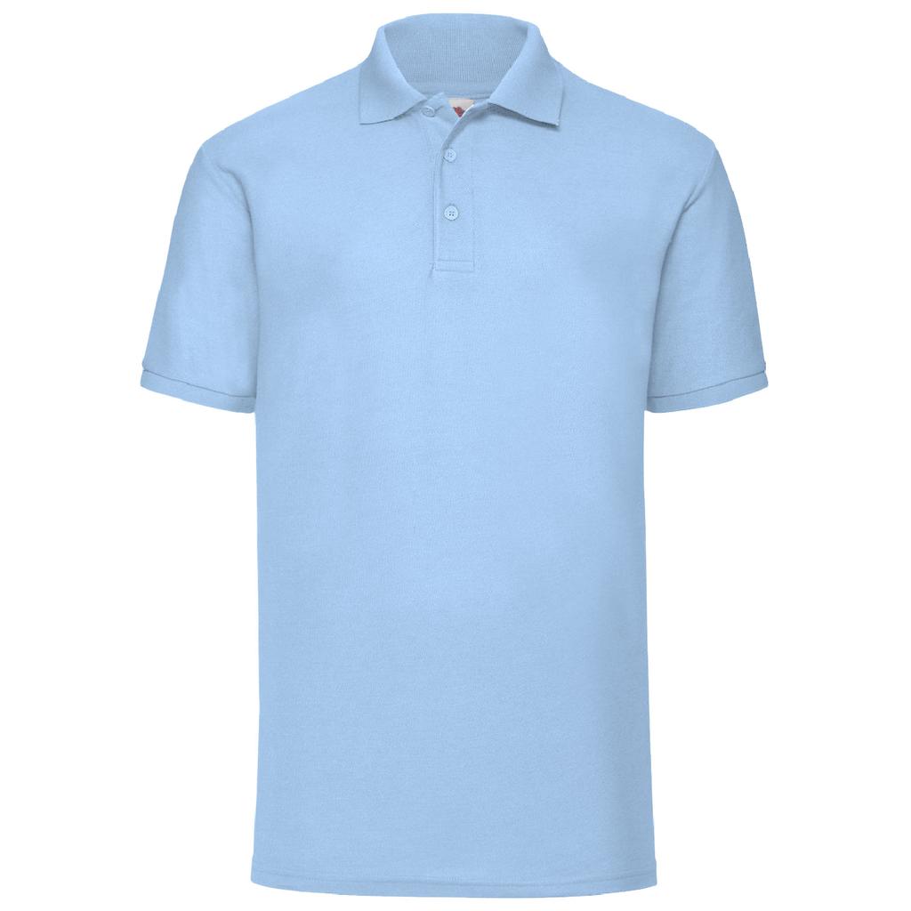 FRUIT OF THE LOOM Mens 65/35 Pique Short Sleeve Polo Shirt