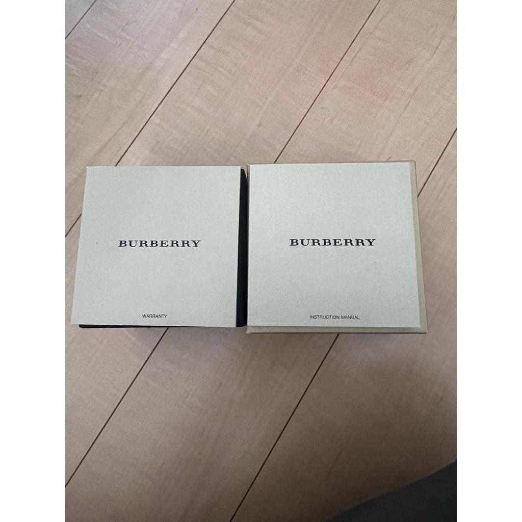Used BURBERRY Watch Body Silver Quartz BU1350