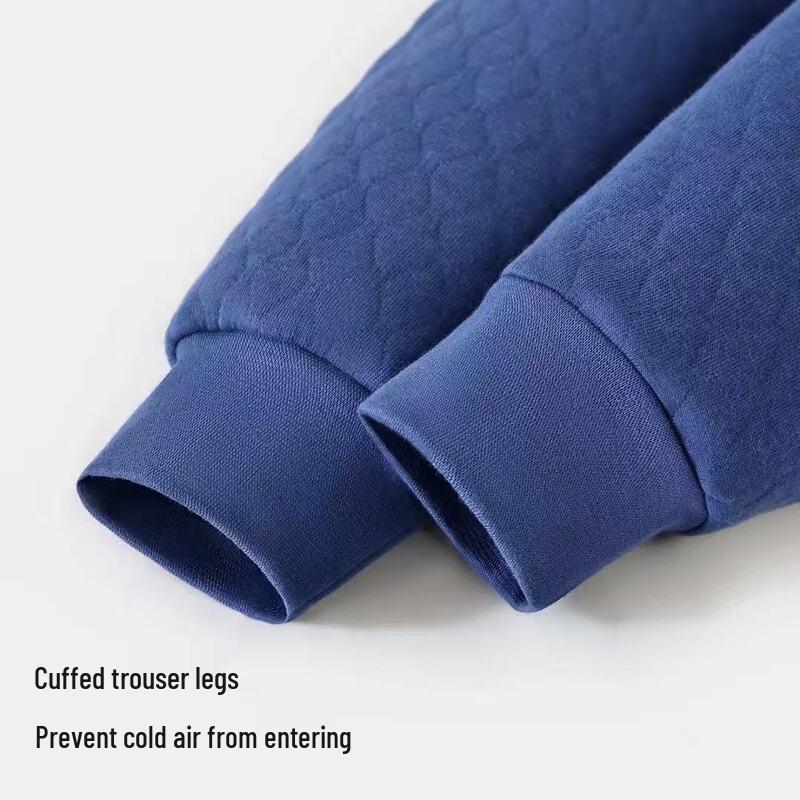 Boys' Thickened Quilted Thermal Underwear Set