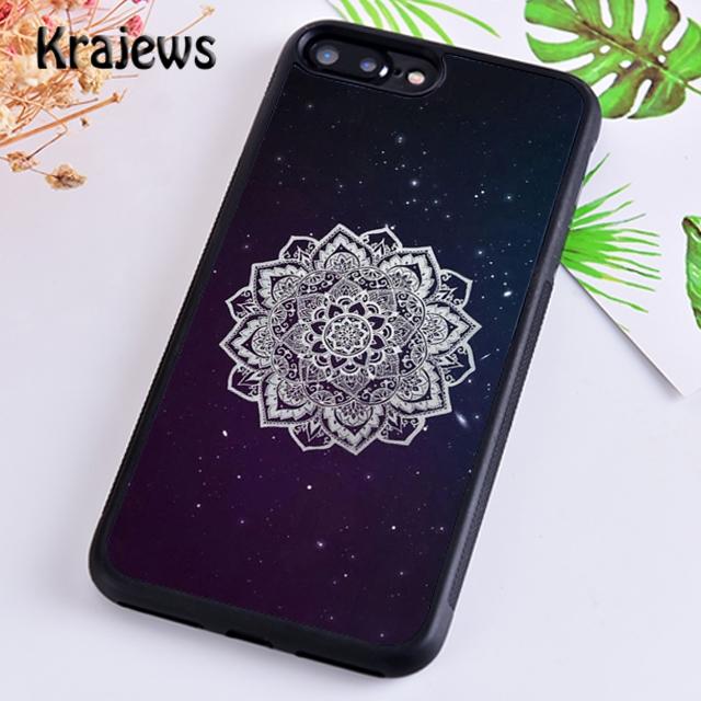 Krajews Beautiful painting mandala flower Phone Case Cover For iPhone 17 Air 16 15 14 plus 12 13 pro max Fundas