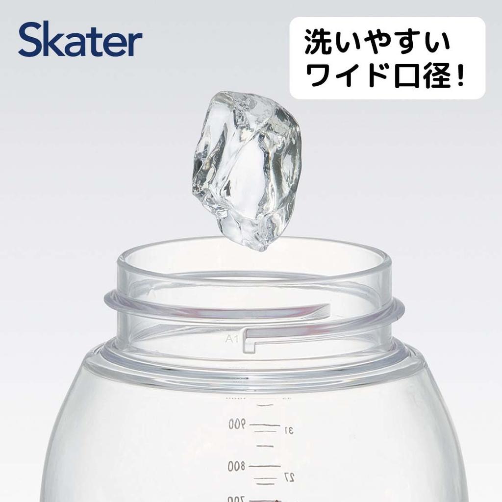 Skater Straw Hopper for Sanrio Hello Bottle, 1.2L (1200ml), Plastic, Hydration, Girls, Kitty, PSHP12-A