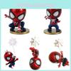 Q 5pcs Version Spiderman Toy Figure Shaking Head Car Decoration Gift