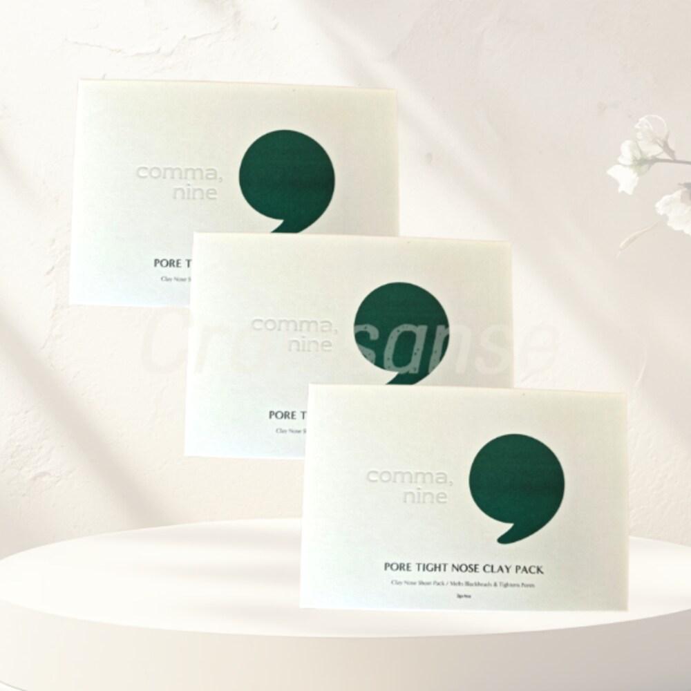 

Comma Nine Pore Tight Nose Clay Pack Butterfly Zone Care 3 коробки (12 шт.)