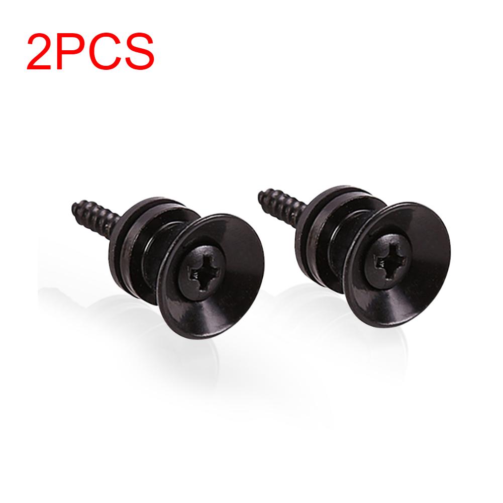 

2-20PCS Guitar Strap Lock Metal Anti-slip Buckle Metal End Locking Accessories Locking Pegs Pin for Bass Ukulele utton Lock Pins чорний