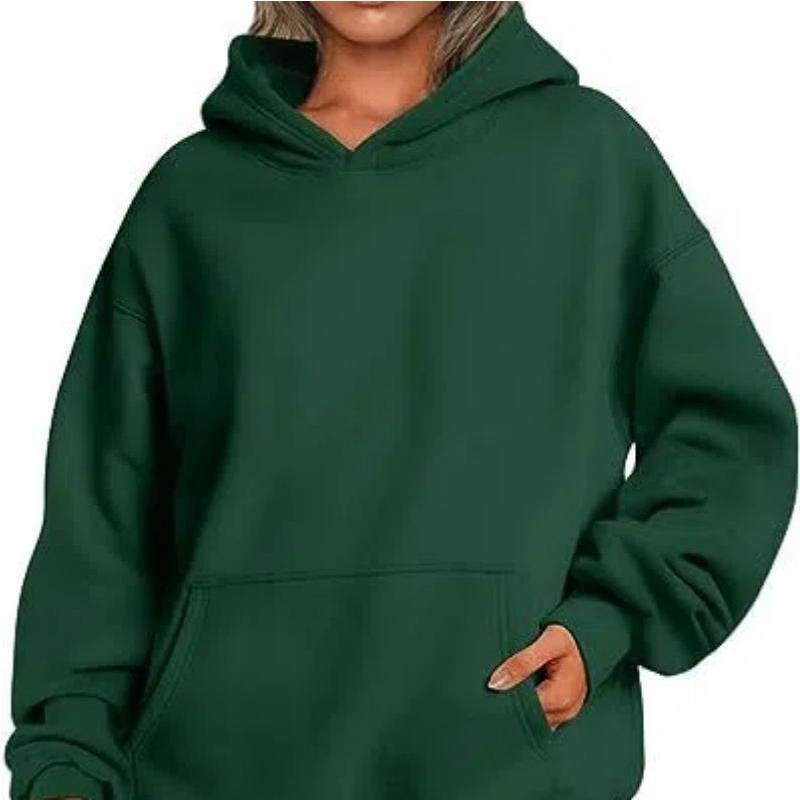 Women's Oversized Casual Hoodie Sweatshirt with Front Pocket - Cozy and Stylish Pullover Hoodies Fleece Swe