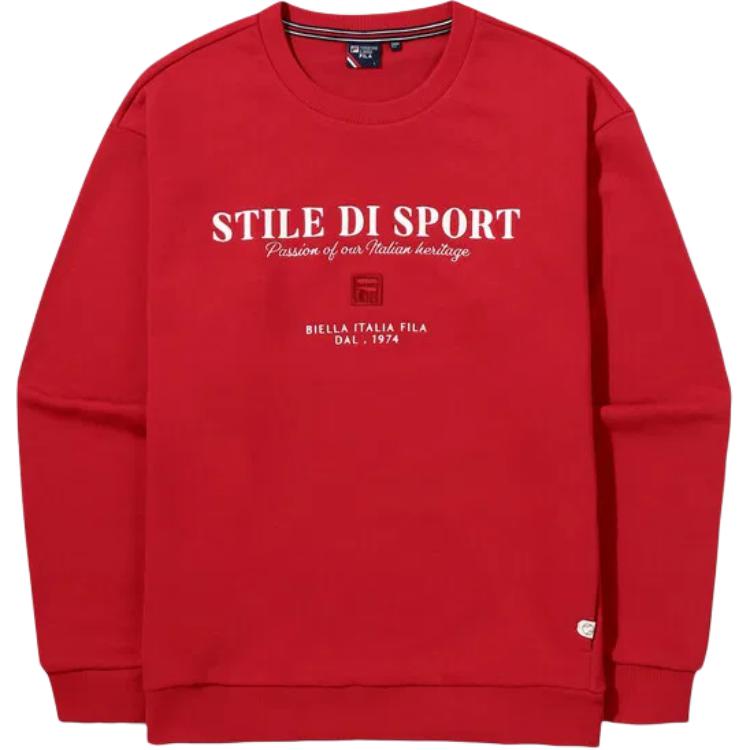 FILA Sweatshirt Unisex Dark Red FS2POG3311X-DRD