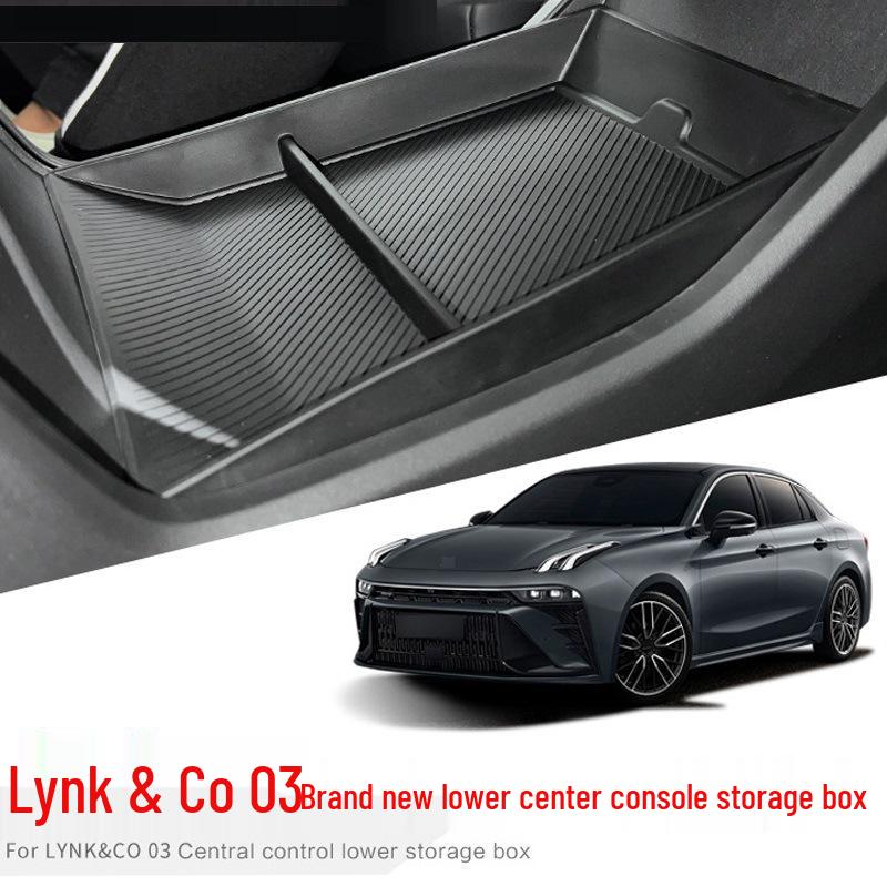 23-25 Lynk&Co 03 Lower Center Console Storage Box - Car Interior Modification Accessory