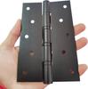 6-Inch square angle stainless steel ball bearing heavy-duty door hinge black including installation accessories 2 pcs