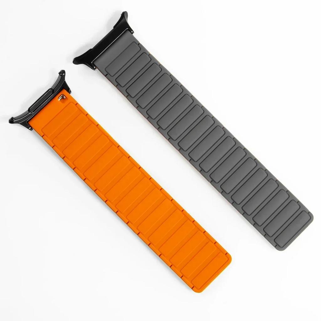 Magnetic Silicone Strap for Samsung Galaxy Watch 7 Ultra 47mm No Gaps Sport Band Bracelet for Galaxy Watch Ultra 47mm Wristband