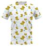 Cartoon yellow duck T-shirt 3D printing T-shirt men's and women's T-shirt short-sleeved street trend crew neck top Asian size