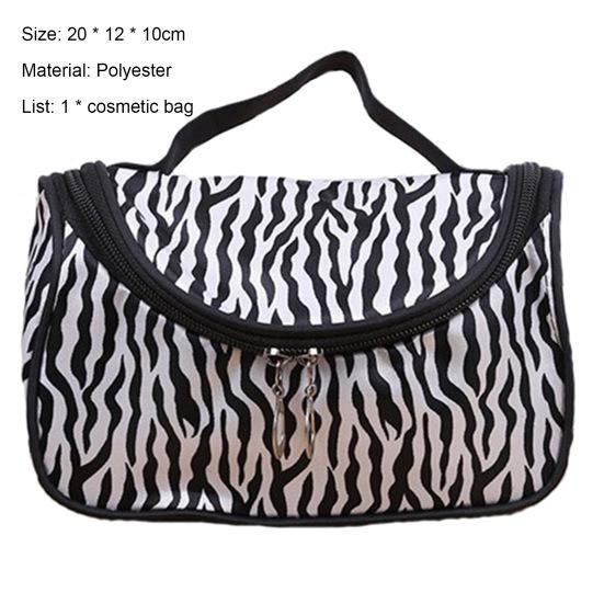 Make-up-Tasche mit Zebra-Print, wasserdicht, Nylon, für Schmuck, Digital-Make-up, Organizer für Zuhause